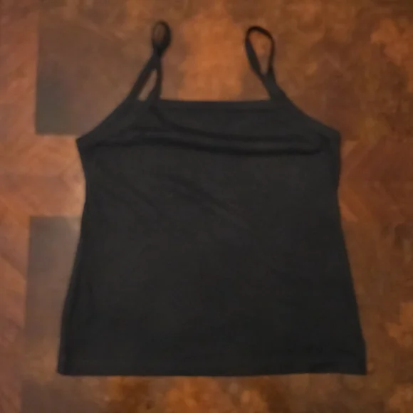 Black Tank Top with J'ADORE Rhinestone Design - Picture 4 of 6